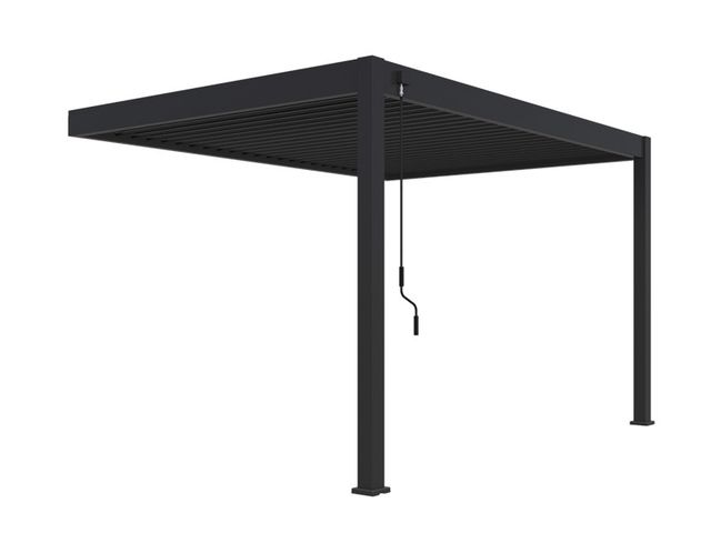 Obrázek produktu Pergola bioklimatická INTRO PLUS 4 x 3 m, hliník - do stěny