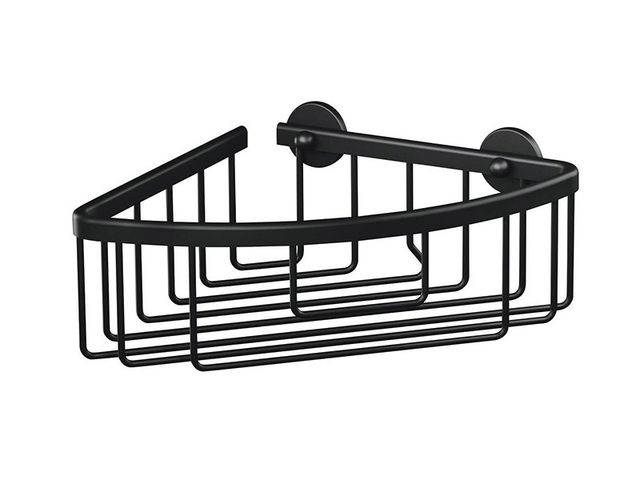 Obrázek produktu Košík rohový Aluxx do sprchy, černý