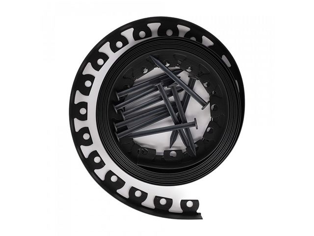 Obrázek produktu Obrubník FLEX EDGE 10 m černý +15 upevňovacích kolíků