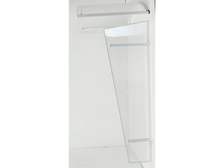 Stěna boční ke vchodové střísce Standard, bílá (čirá) 185x60x30,5cm