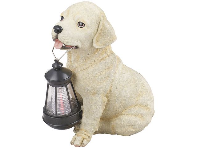 Obrázek produktu Svítidlo solární 1xLED pes s lucernou bílá