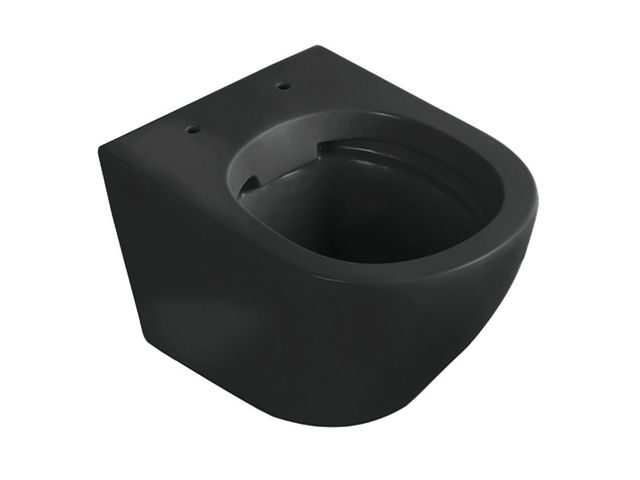 Obrázek produktu WC závěsné Dosel, vč. Soft Close sedátka, polomat černé