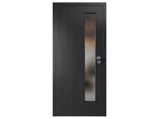 Dveře Klasik 5 dub dark grey solo struktur