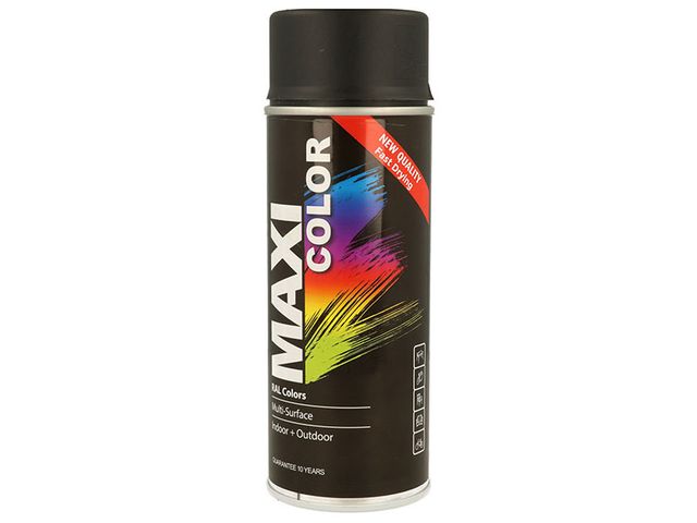 Obrázek produktu Sprej MaxiColor RAL9005 černá, mat 400ml