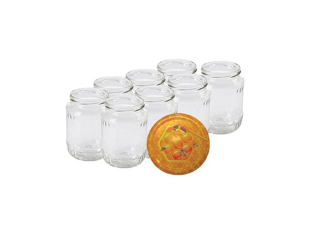 Obrázek produktu Sklenice zavařovací TWIST 82 + víčka MED, 720 ml, 8ks