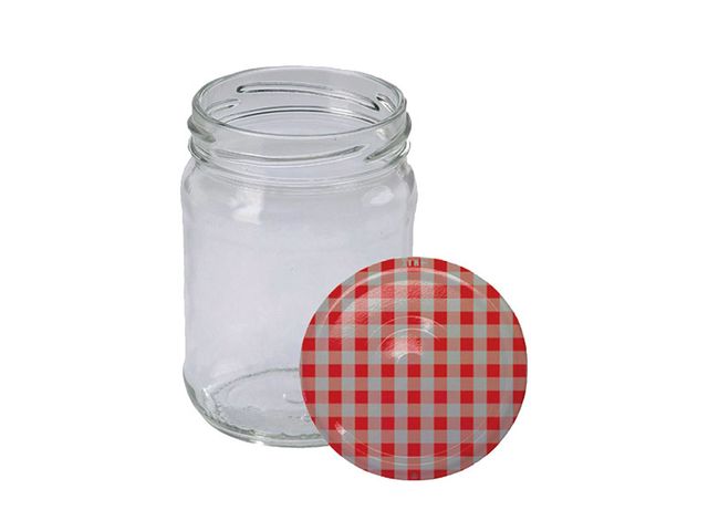Obrázek produktu Sklenice zavařovací TWIST 66 + víčka KANAFAS, 250 ml, 10 ks