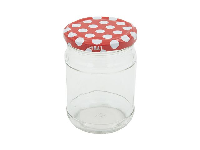 Obrázek produktu Sklenice zavařovací TWIST 66 + víčka PUNTÍK, 250 ml, 10 ks