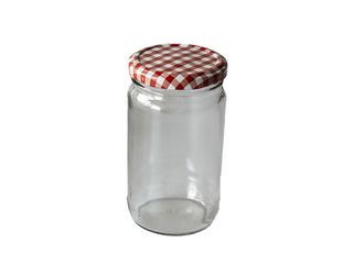 Sklenice zavařovací TWIST 66 + víčka KANAFAS, 370 ml, 8 ks