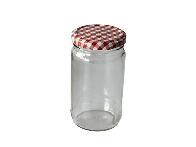 Obrázek produktu Sklenice zavařovací TWIST 66 + víčka KANAFAS, 370 ml, 8 ks