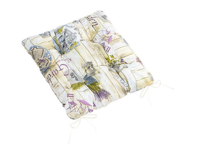 Obrázek produktu Sedák EMA prošívaný 40x40 cm, 41/558, Zahrada lila