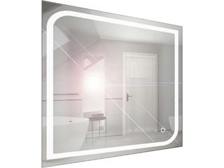 Zrcadlo Nikol 80x65 s led motiv osvětlením, dotykový vypínač