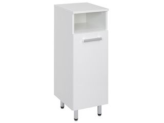 Skříňka nízká Laka N 30 P/L bílá lesk/bílá, nožky, 30x84x35,2