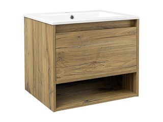 Skříňka s umyvadlem Malibu 60 dub country, 60x52,7x45