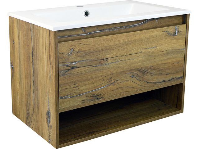 Obrázek produktu Skříňka s umyvadlem Malibu 75 dub country, 75x52,7x45