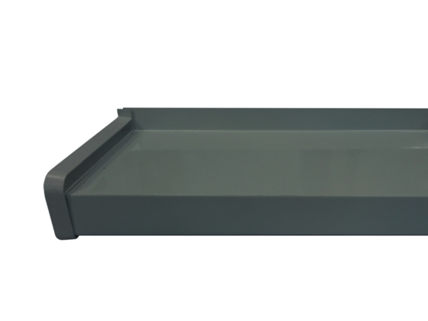 Hobby Roof Parapet venkovní hliníkový - antracit, 165x1200mm, včet. koncovek,šroubů a krytek