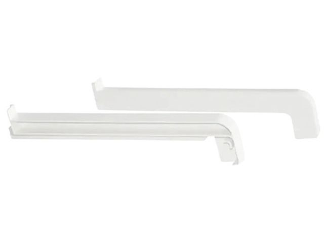 Obrázek produktu Krytky boční k venkovním plechovým parapetům - bílé, 210mm, 2ks