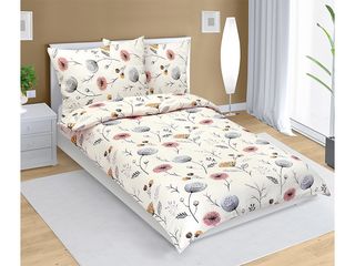Povlečení krep 80/709, 140x200 cm, 70x90 cm, makovice