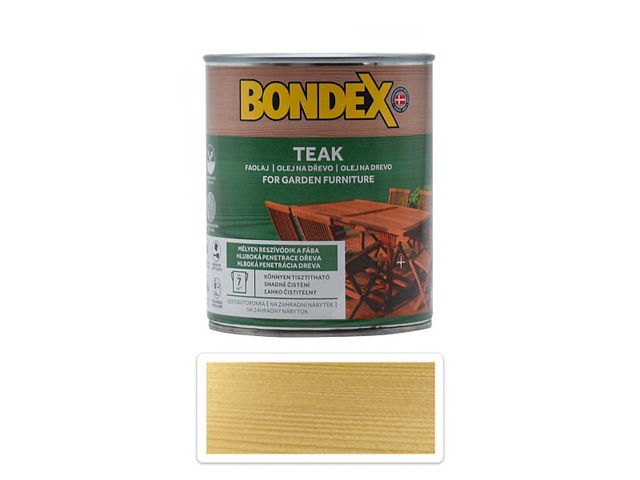 Obrázek produktu Olej teakový Bondex, bezbarvý 0,75 l