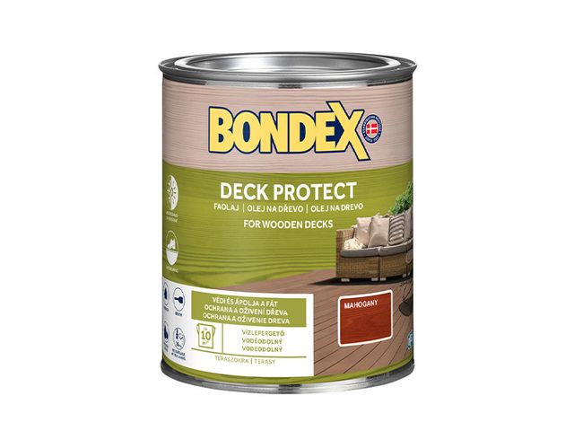 Obrázek produktu Olej napouštěcí Bondex Deck Protect, mahagon 0,75 l