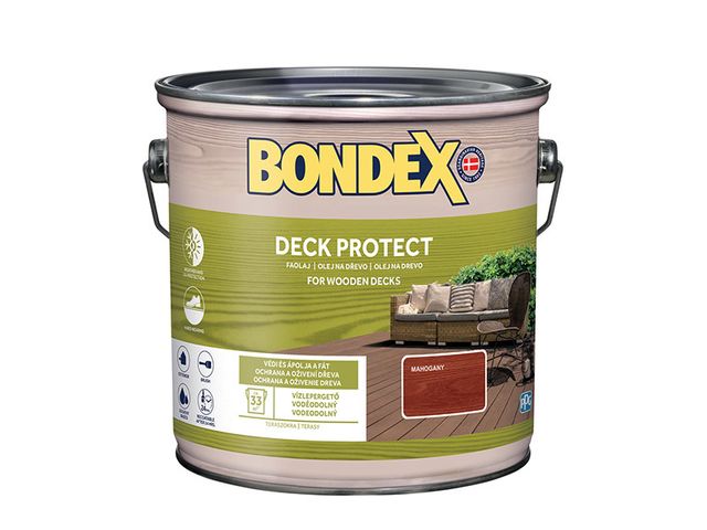 Obrázek produktu Olej napouštěcí Bondex Deck Protect, mahagon 2,5 l