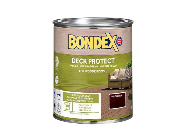 Obrázek produktu Olej napouštěcí Bondex Deck Protect, palisandr 0,75 l