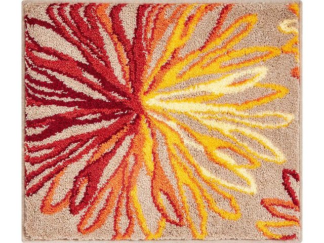 Obrázek produktu Předložka koupelnová Art 50x60 cm, oranžovo-béžová