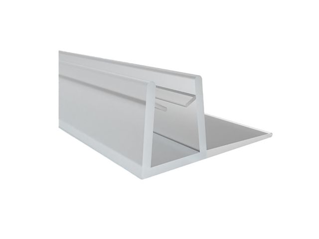 Obrázek produktu Profil těsnící svislý, na sklo 4-6 mm, 2 m, silikonový, set 2 ks