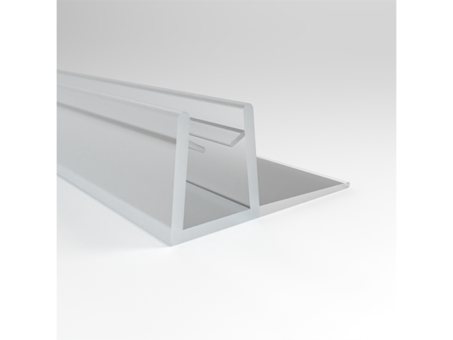 Obrázek produktu Profil těsnící svislý, na sklo 4-6 mm, 2 m, silikonový, set 2 ks