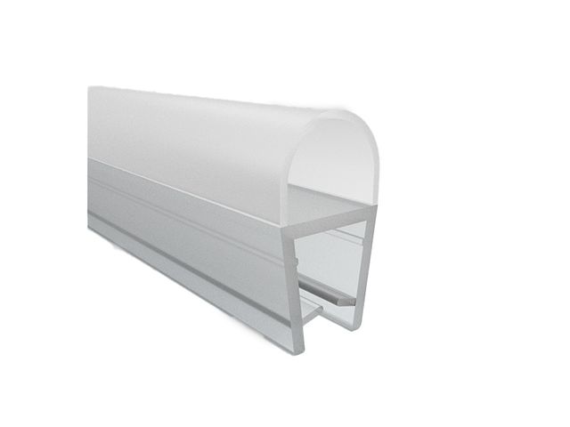 Obrázek produktu Profil těsnící spodní, na sklo 4-6mm, vanové zástěny, silikonový, 1 m