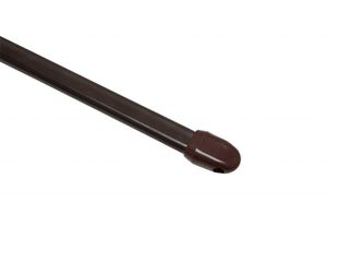 Tyč vitrážní roztaž.plochá 11mm 100cm hnědá
