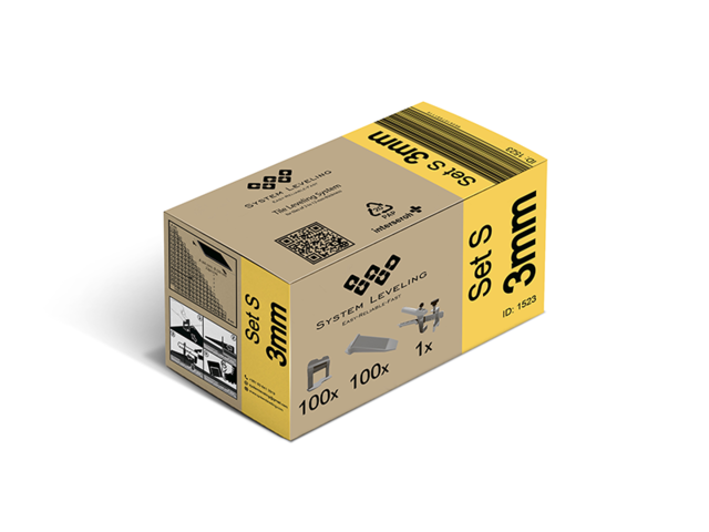 Obrázek produktu Set aplikační krabice System Leveling 100/100/1 - 3,0mm