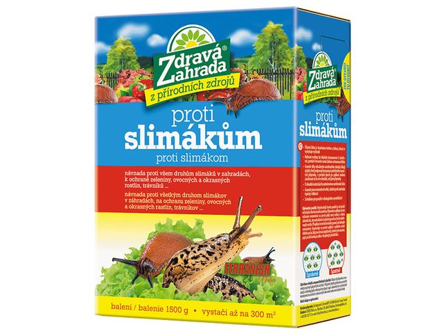 Obrázek produktu Přípravek proti slimákům Ferranish natur, 1,5kg, Zdravá zahrada