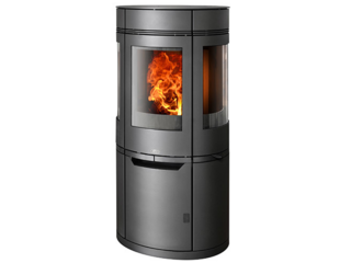 Kamna krbová ABX Yukon I, černá, 5kW