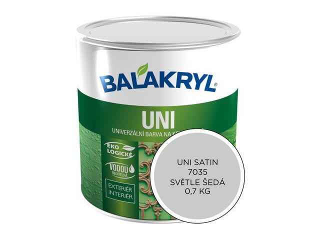 Obrázek produktu Balakryl UNI SAT RAL 7035 světlě šedá (0,7kg)