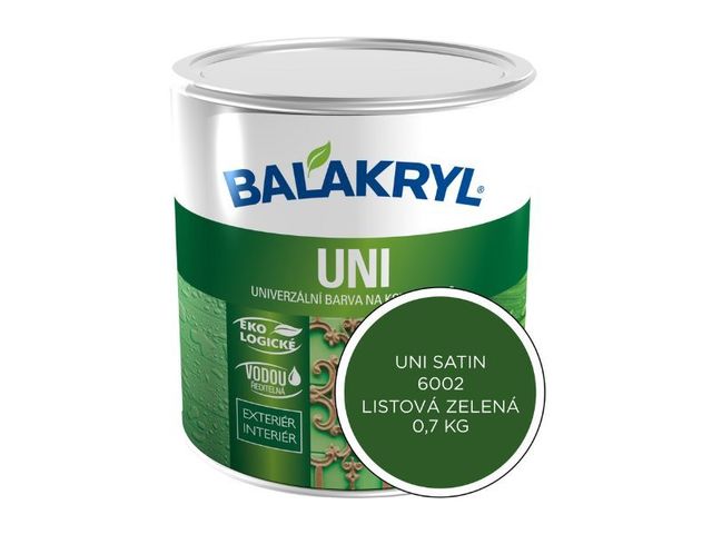 Obrázek produktu Balakryl UNI SAT RAL 6002 listová zelená (0,7kg)