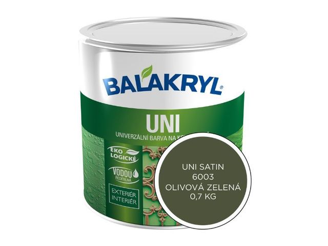 Obrázek produktu Balakryl UNI SAT RAL 6003 olivově zelená (0,7kg)