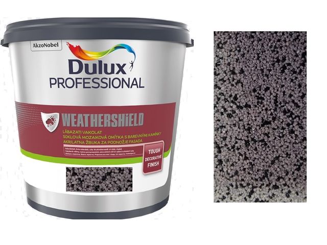 Obrázek produktu Omítka soklová mozaiková Dulux, čedič 24 kg