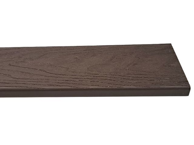 Obrázek produktu Plotovka WPC GUTTAFENCE 3D tmavé dřevo, rovný konec (dekor/dekor) 11x71x1800mm