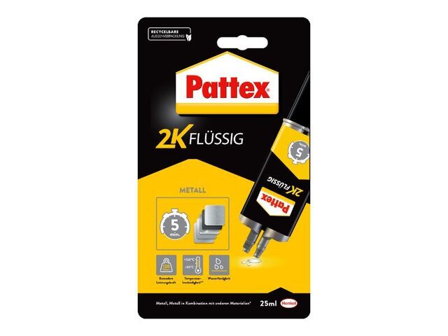 Obrázek produktu Lepidlo Repair Epoxy Pattex, tekutý kov, 25 ml