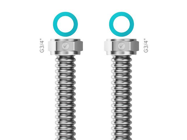 Obrázek produktu Trubka nerezová Merabell Ready G3/4”–G3/4”, 40 cm