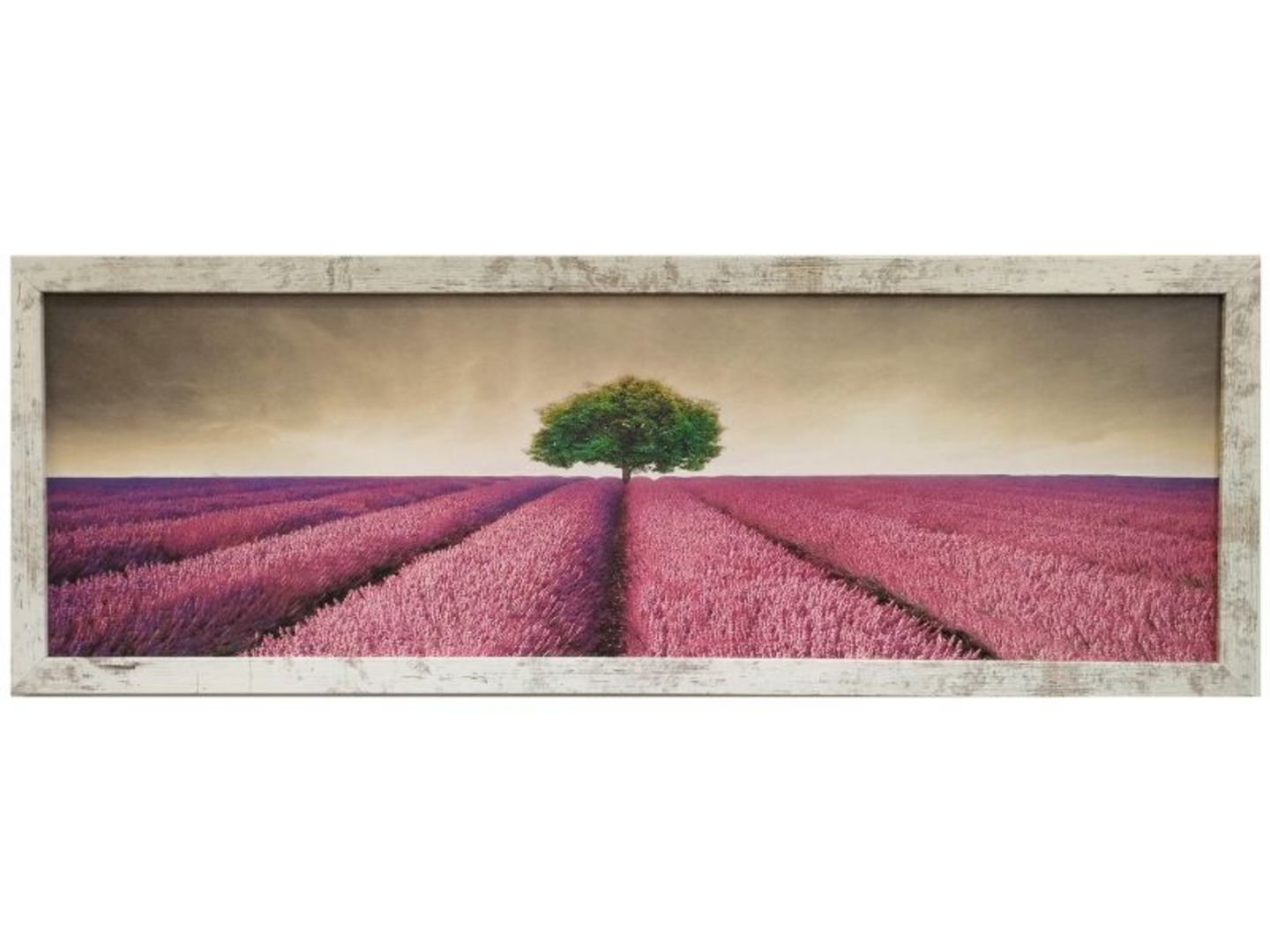 Obraz v rámu tisk na papír lepený na MDF desku, 30x90 cm, 8-Provance