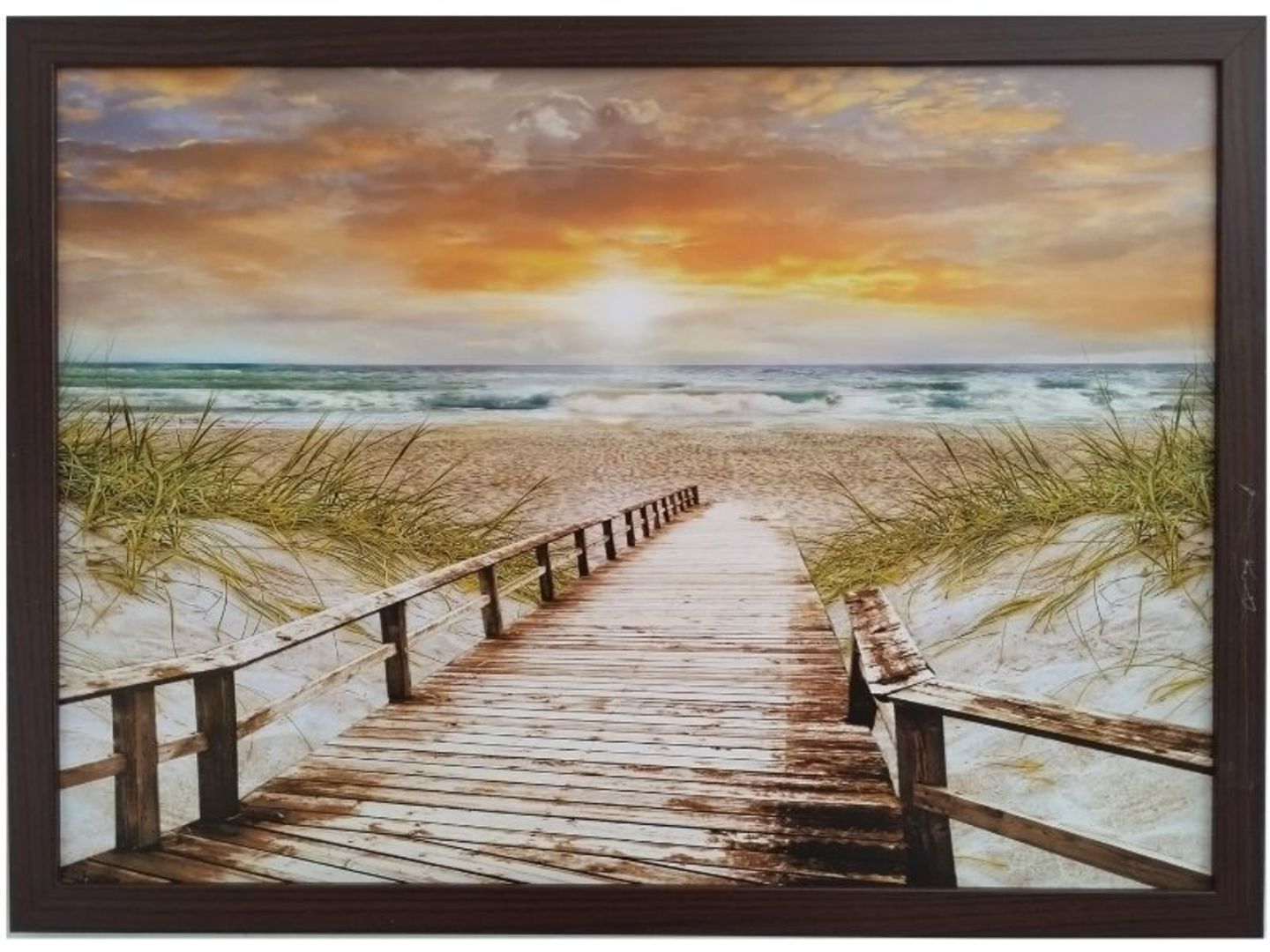 Obraz v rámu tisk na papír lepený na MDF desku, 50x70 cm, Scenérie