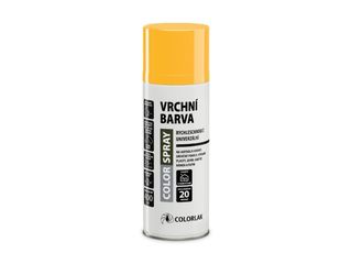 Sprej Color, vrchní barva RAL1003 žlutá lesklá, 400 ml