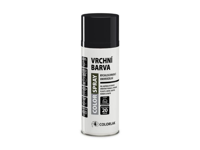 Obrázek produktu Sprej Color, vrchní barva RAL9005 černá lesklá, 400 ml
