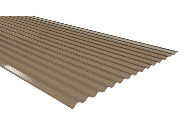 Obrázek produktu Deska plastová trapézová 70/18 bronz 0,7x900x2000mm