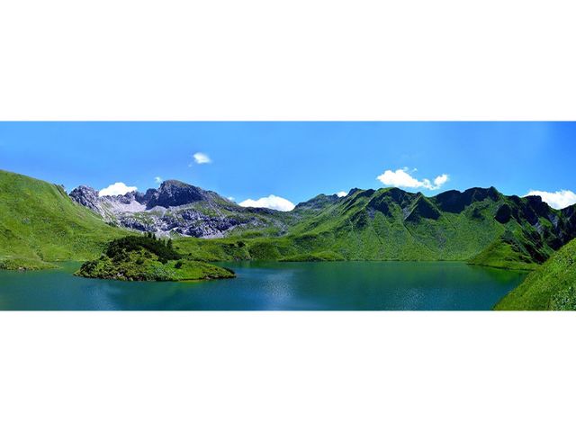 Obrázek produktu Obraz tisk na plátno, 50x150 cm, Krajina lake