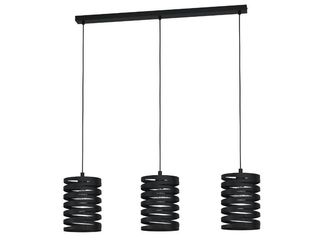 Svítidlo závěsné Cremella E27 3x 40W ocel černá
