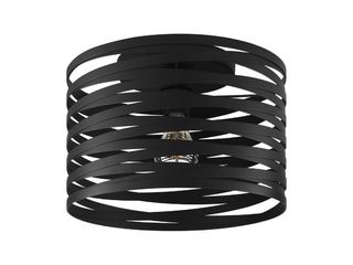 Svítidlo stropní Cremella E27 1x 60W ocel černá