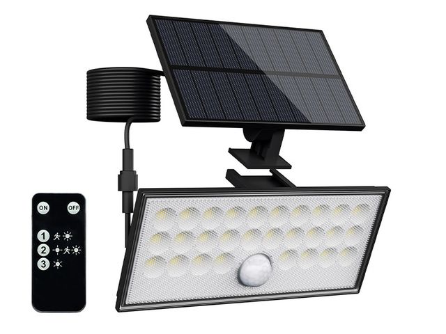 Obrázek produktu Svítidlo solární LED Heleon PIR VARIO RC se senzorem 8W 800lm 4000K IP65