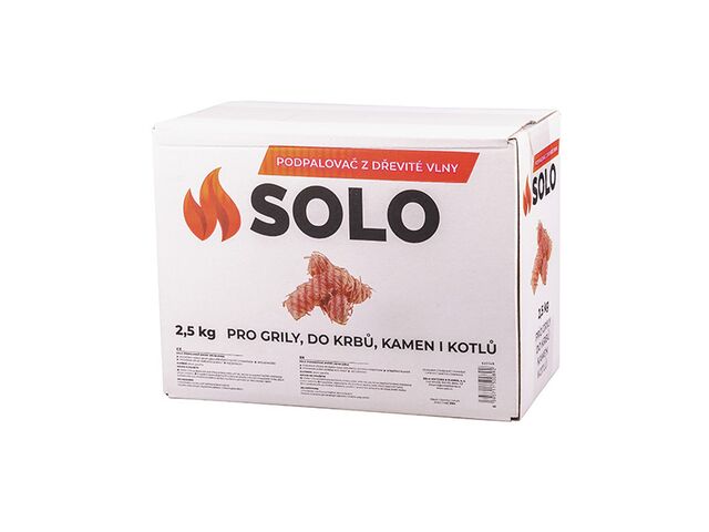 Obrázek produktu SOLO přírodní podpalovač svitky 2,5kg (cca 210ks)